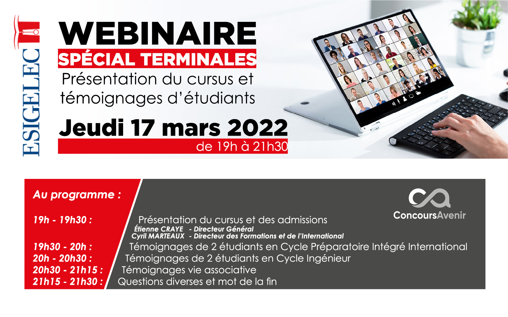  Webinaire Spécial Terminales 